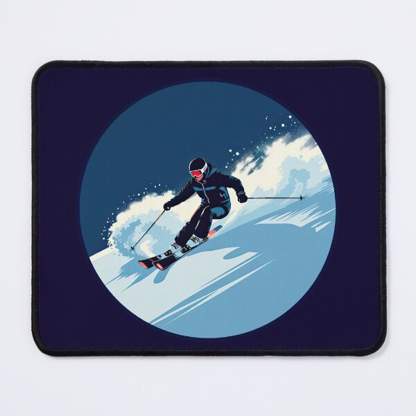 Item preview, Downhill Skiing Logo designed and sold by Finding Fortuity.