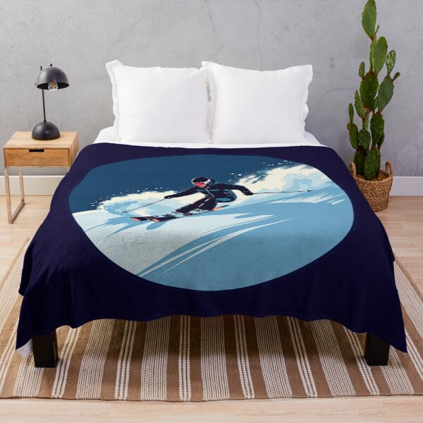 Item preview, Downhill Skiing Logo designed and sold by Finding Fortuity.