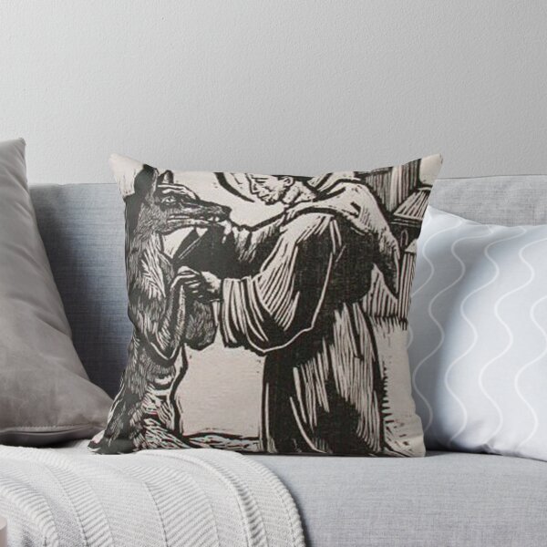 Item preview, Compassion for a Werewolf - Medieval etching designed and sold by Vintage Designs +.