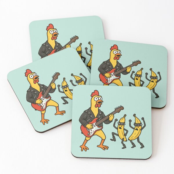 Item preview, Rock’n’Banana: Chicken Jam Session designed and sold by Ivy-Triggs.