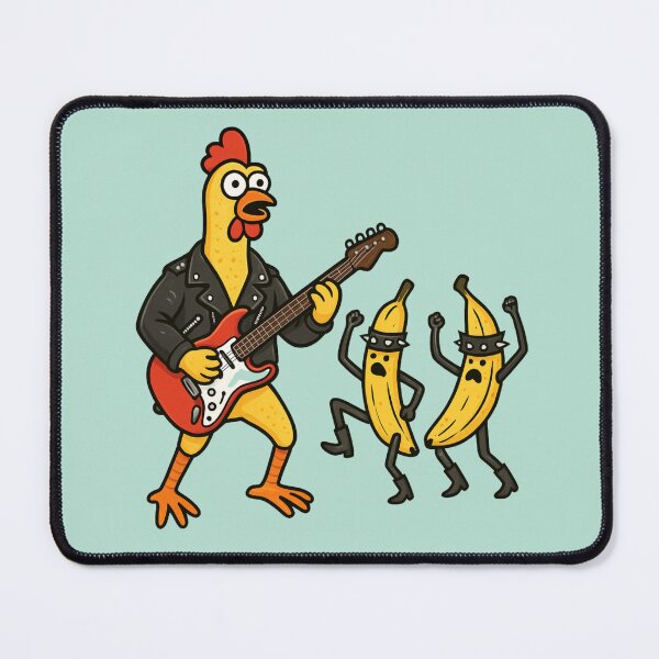 Item preview, Rock’n’Banana: Chicken Jam Session designed and sold by Ivy-Triggs.