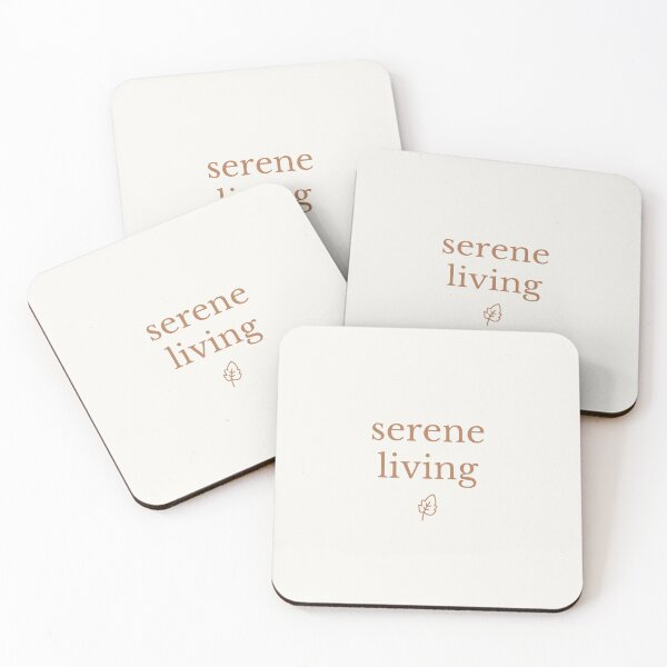 Item preview, Serene Living: Minimalist Intentional Life Wellness Quote designed and sold by DailyVibesMerch.