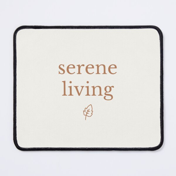 Item preview, Serene Living: Minimalist Intentional Life Wellness Quote designed and sold by DailyVibesMerch.