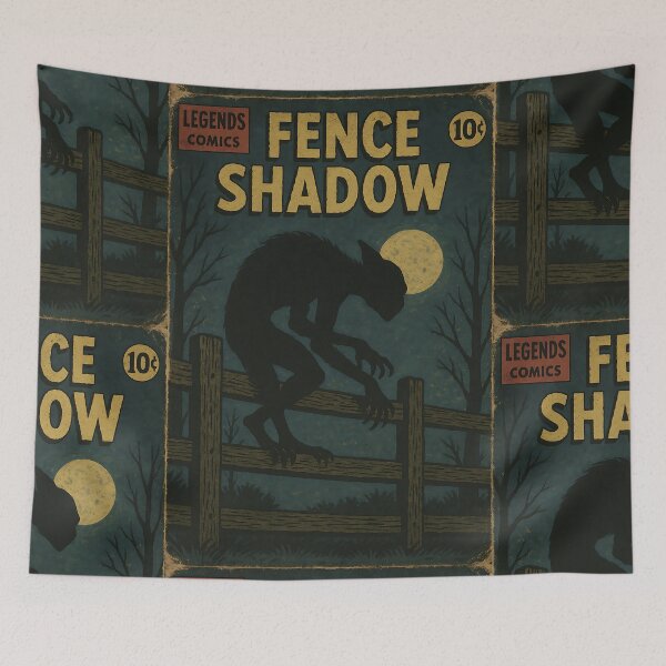 Item preview, Chupacabra: Fence Shadow designed and sold by bapupa.