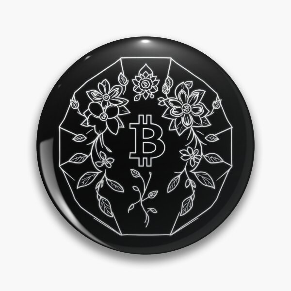 Item preview, Bitcoin Bloom Geometric Art – Futuristic Crypto Commander Artwork designed and sold by Benito Del Ray.