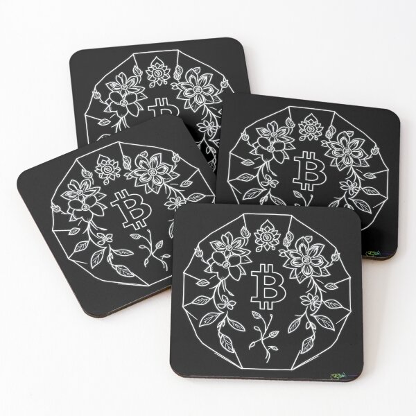 Item preview, Bitcoin Bloom Geometric Art – Futuristic Crypto Commander Artwork designed and sold by Benito Del Ray.