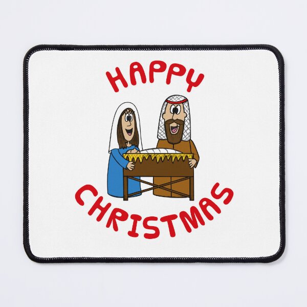 Item preview, Christmas Nativity Mary And Joseph, Christian Church Funny designed and sold by doodlerob.