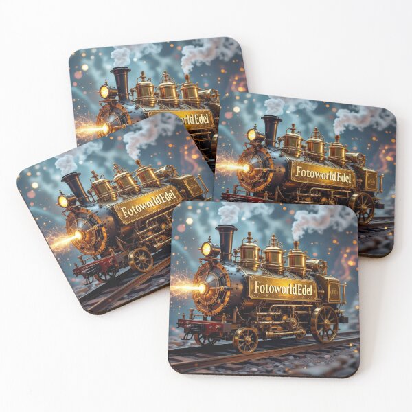 Item preview, SteamDream Express – A golden fairytale on rails with Sparks, Style & Fotoworld: Elegant vibes designed and sold by FotoworldEdel.