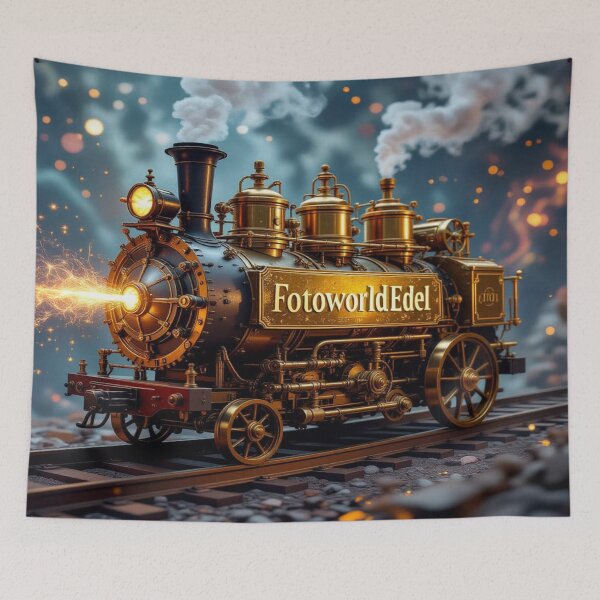 Item preview, SteamDream Express – A golden fairytale on rails with Sparks, Style & Fotoworld: Elegant vibes designed and sold by FotoworldEdel.