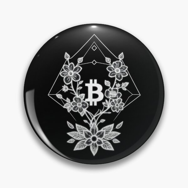 Item preview, Bitcoin Diamond Geometry Symbol – Futuristic Crypto Commander Artwork designed and sold by Benito Del Ray.
