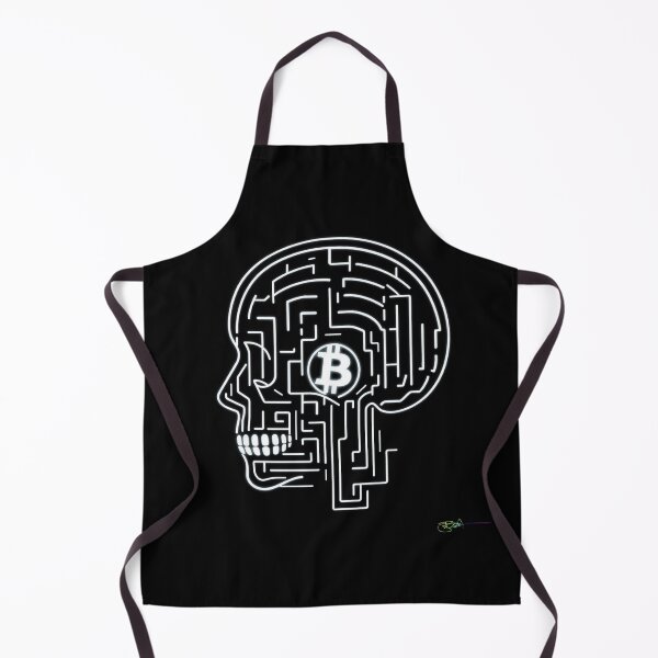 Item preview, Bitcoin Mind Maze Tech Art – Futuristic Crypto Commander Artwork designed and sold by Benito Del Ray.
