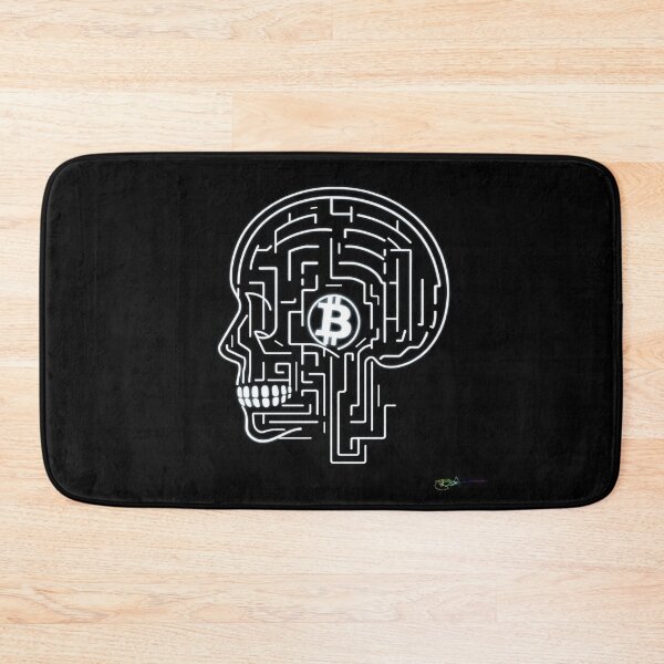 Item preview, Bitcoin Mind Maze Tech Art – Futuristic Crypto Commander Artwork designed and sold by Benito Del Ray.