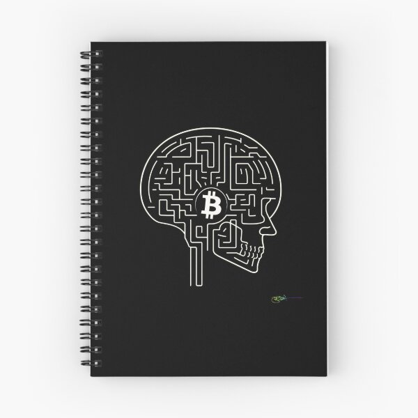 Item preview, Bitcoin Neural Circuit Line Art – Futuristic Crypto Commander Artwork designed and sold by Benito Del Ray.