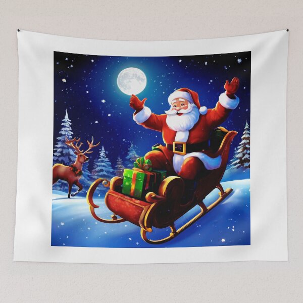 Item preview, Santa's Nighttime Journey. designed and sold by Zofia Sosnecka.