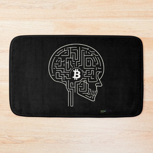 Item preview, Bitcoin Neural Circuit Line Art – Futuristic Crypto Commander Artwork designed and sold by Benito Del Ray.