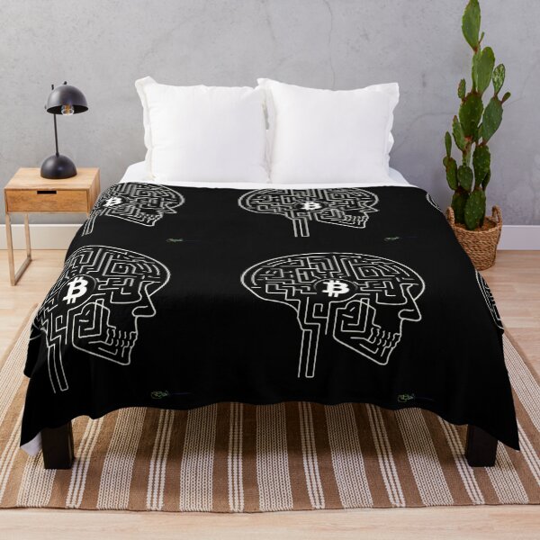 Item preview, Bitcoin Neural Circuit Line Art – Futuristic Crypto Commander Artwork designed and sold by Benito Del Ray.
