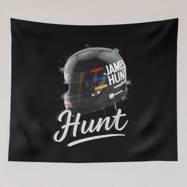 Item preview, James Hunt 1976 Helmet Watercolor Splash designed and sold by Studio F1Grid.