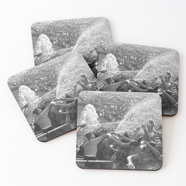 Item preview, Concert Fans Being Hosed Down - BW Photograph designed and sold by ConcertImages.