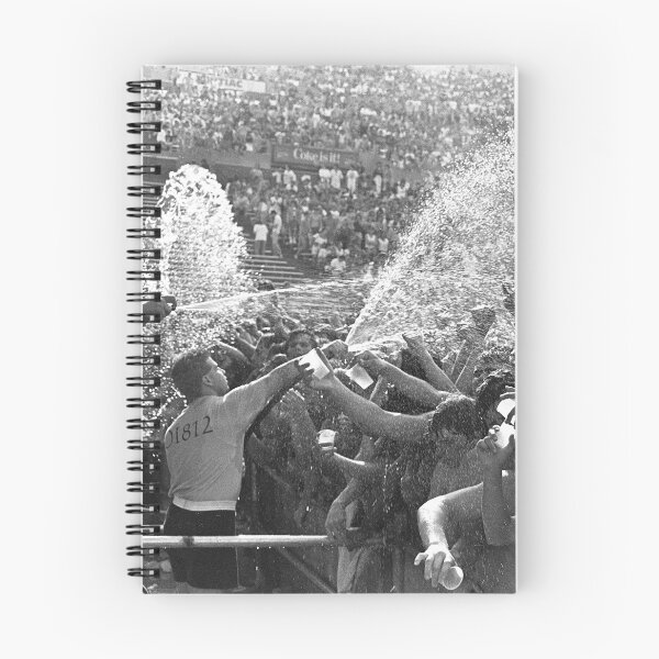 Item preview, Concert Fans Being Hosed Down - BW Photograph designed and sold by ConcertImages.
