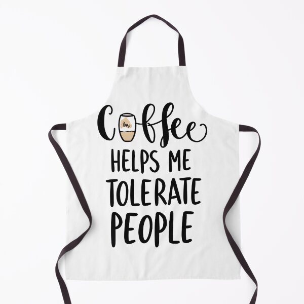 Item preview, Coffee Helps Me Tolerate People 2.0 – Funny Coffee Quote designed and sold by Mastihuba Studio™.