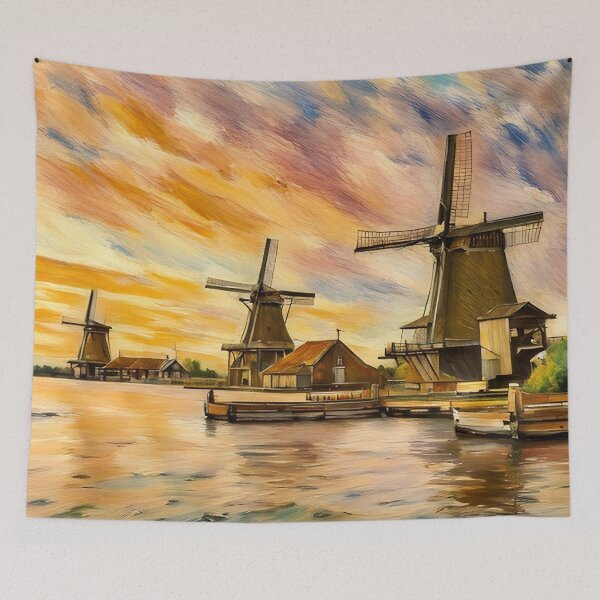 Item preview, Three Windmills designed and sold by tomorrowsart.