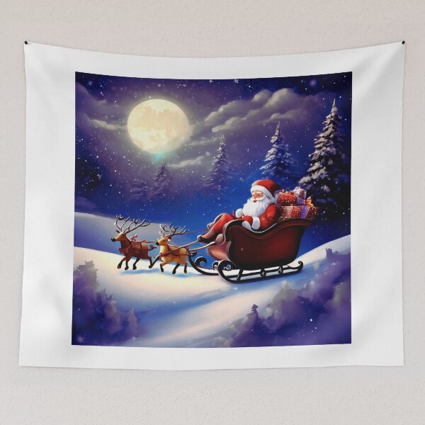 Item preview, Santa's Nighttime Journey. designed and sold by Zofia Sosnecka.