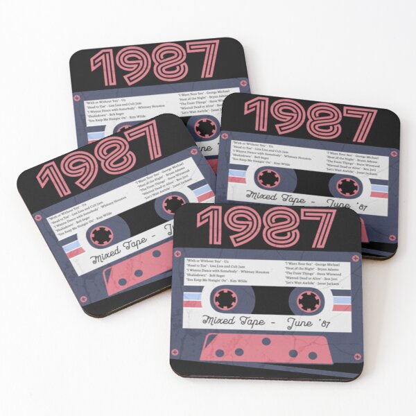 Item preview, 1987 Mixtape Retro Cassette Design designed and sold by MargarTallen.