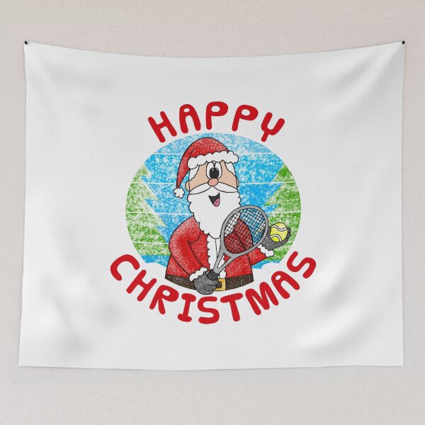 Item preview, Christmas Tennis Player Santa Xmas Funny designed and sold by doodlerob.