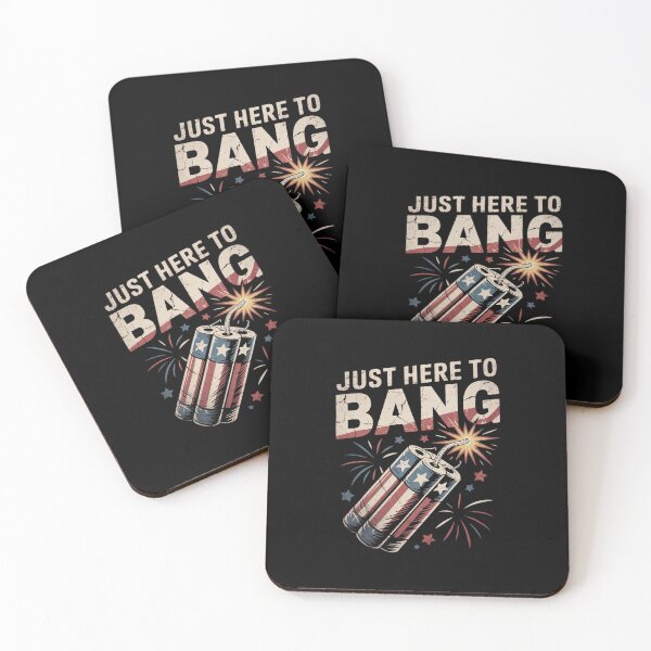 Item preview, Fourth of July 4th of July I'm Just Here To Bang  designed and sold by KonstanKoraner.