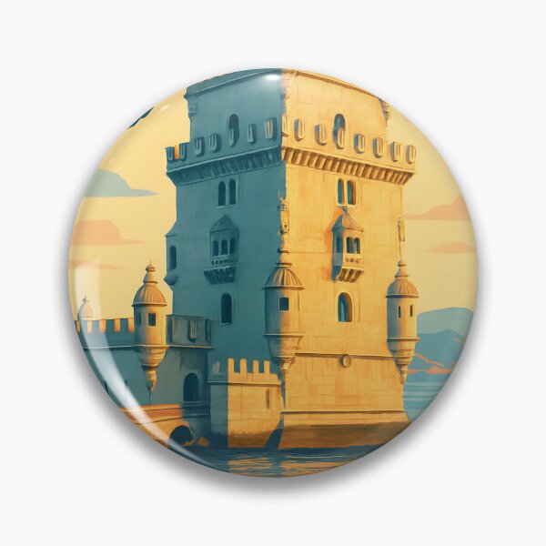 Item preview, Belém Tower – Vintage Art Deco Lisbon, Portugal designed and sold by Cosmopolis.