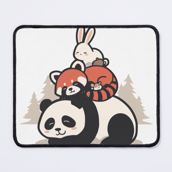 Item preview, Cozy Stack of Sleeping Forest Animals designed and sold by Yuan Wen.