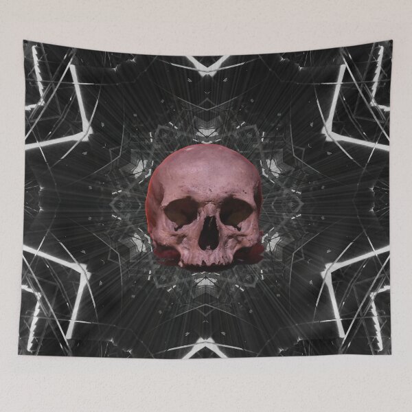 Item preview, Cyber Death – Kaleidoscopic Skull / Swiss Artwork Photography designed and sold by Raphael Wolf.