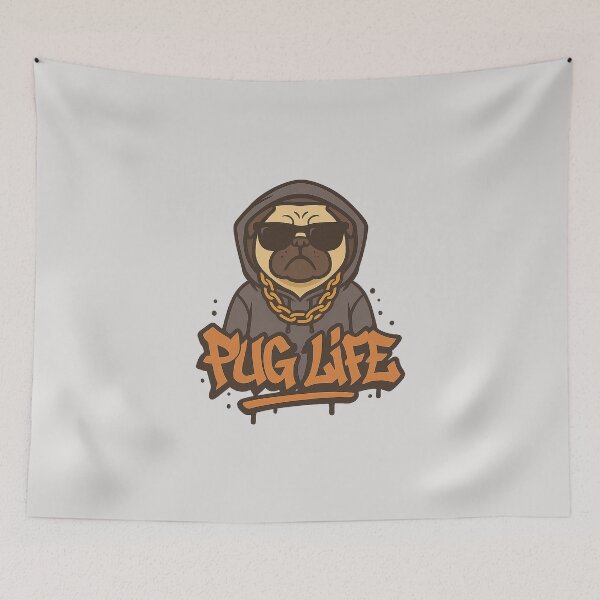 Item preview, Pug Life | Cool Urban Streetwear Pug Design designed and sold by Bratak.