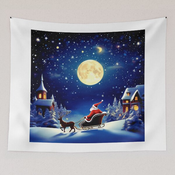 Item preview, Santa's Nighttime Journey. designed and sold by Zofia Sosnecka.