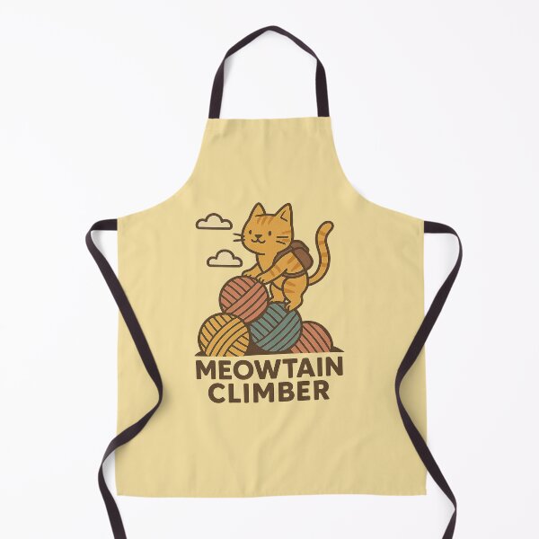 Item preview, Meowtain Climber | Adventurous Cat Pun Design designed and sold by Bratak.