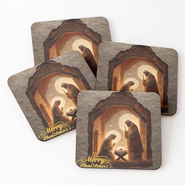 Item preview, Merry Christmas Holy Family Minimal Nativity designed and sold by daila70.