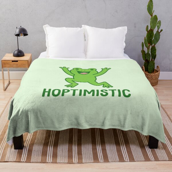 Item preview, Optimistic | Cheerful Frog Pun Design designed and sold by Bratak.