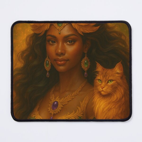 Item preview, goddess of feline love designed and sold by Cushion-Crafts.