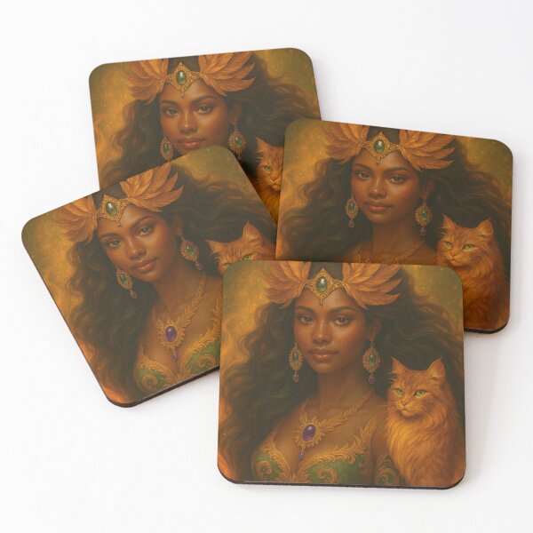 Item preview, goddess of feline love designed and sold by Cushion-Crafts.