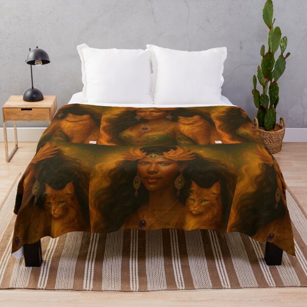 Item preview, goddess of feline love designed and sold by Cushion-Crafts.