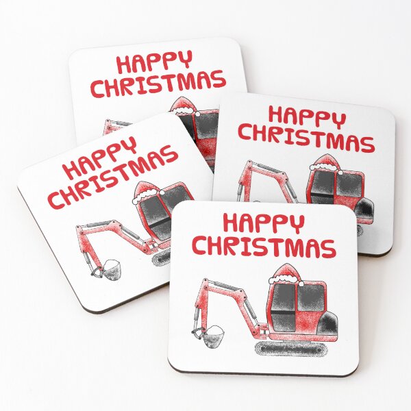 Item preview, Christmas Digger Xmas Construction Worker Funny designed and sold by doodlerob.