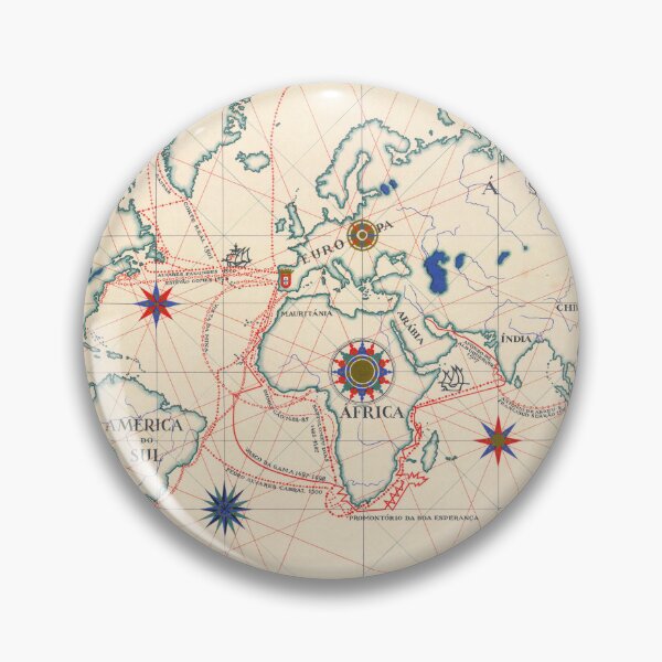 Item preview, Light Vintage World Map Poster Portugal designed and sold by easteuromaps.