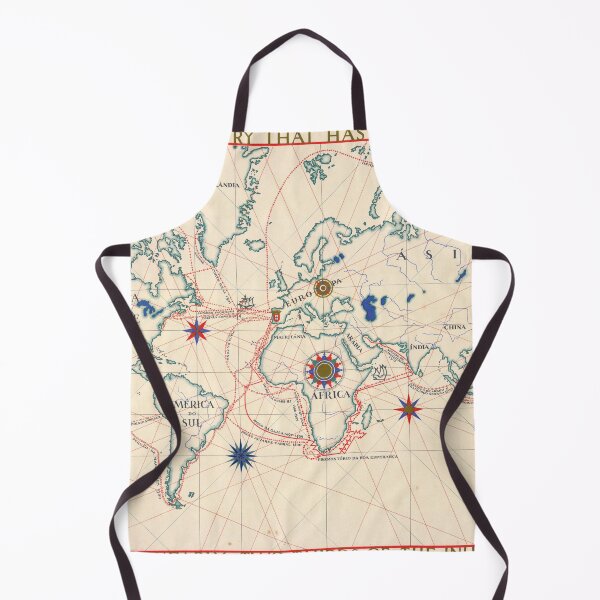 Item preview, Light Vintage World Map Poster Portugal designed and sold by easteuromaps.