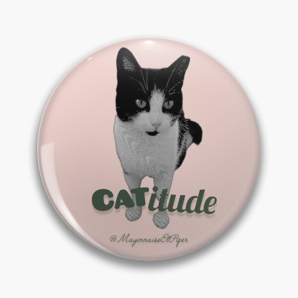 Item preview, CATitude – Vintage Pop Cat Design by MayonnaiseEtPiper designed and sold by MayoEtPiper.