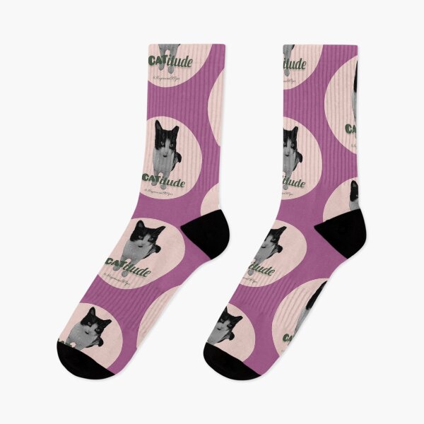 Item preview, CATitude – Vintage Pop Cat Design by MayonnaiseEtPiper designed and sold by MayoEtPiper.