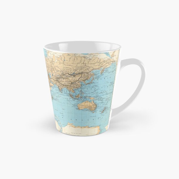 Item preview, Blue Vintage World Map Poster Antique designed and sold by easteuromaps.