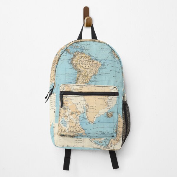 Item preview, Blue Vintage World Map Poster Antique designed and sold by easteuromaps.