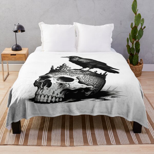 Item preview,  Raven and Ornate Skull designed and sold by optimusprime39.