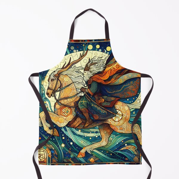 Item preview, Odin’s Wild Hunt | The Norse Allfather Rides the Storm designed and sold by Stoneflower-Art.