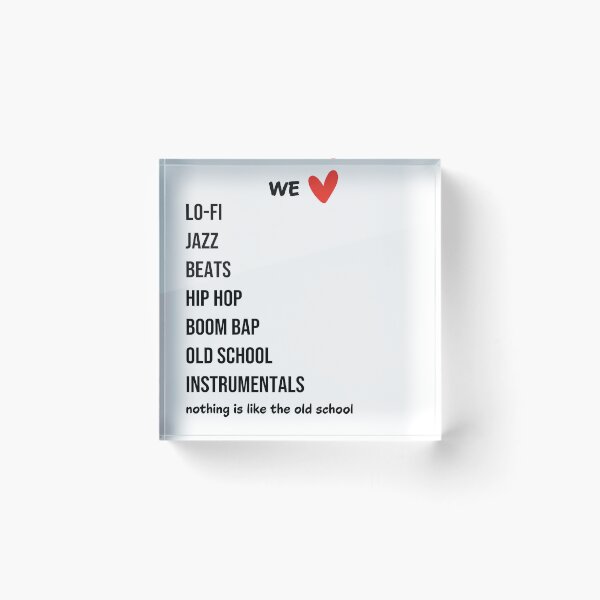 Item preview, We love hip hop, boom bap, instrumental music V1 designed and sold by Salimgor Hangaround Music.